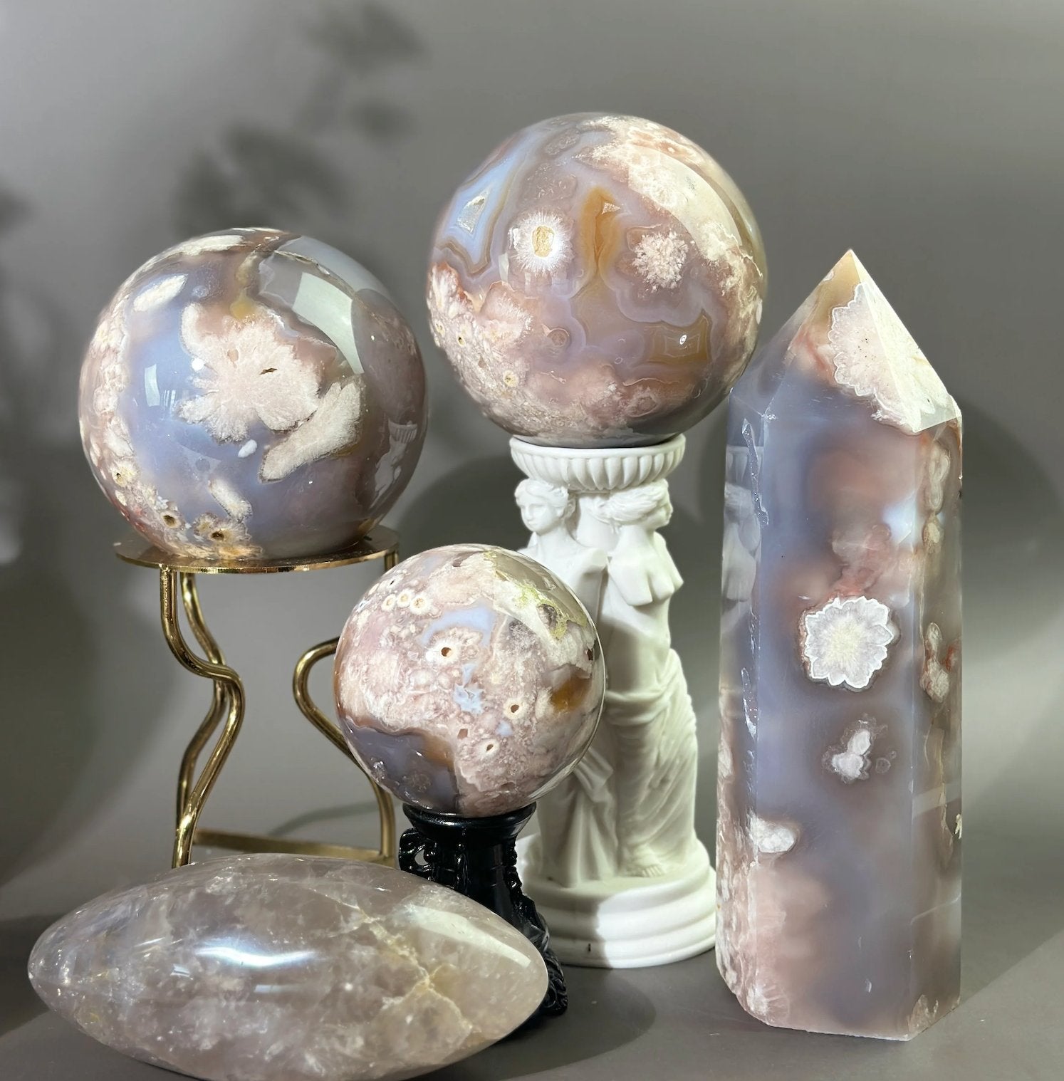 カーネリアンフラワーアゲート 3P Flower Agate – Interstellar Connection