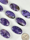 Charoite Palm Stone Pocket Stone 1.25” - CHOOSE YOUR PIECE