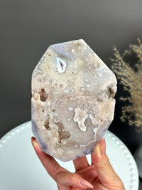 Slab Freeform Pink Amethyst x Flower Agate