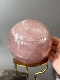 Juicy Lavender Rose Quartz 4" Sphere