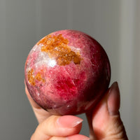 Gemmy Red Rhodonite Sphere