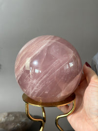 Juicy Lavender Rose Quartz 4" Sphere