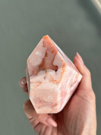 Pink Carnelian Flower Agate XL Freeform #5