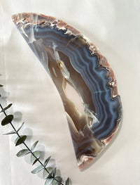 Slab #FAS6 Blue Banded Flower Agate Slab