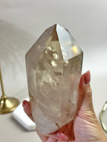 SOLEIL Citrine Pink Lithium Quartz Tower