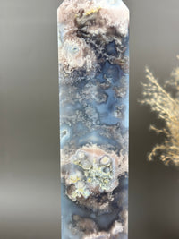 GISELLE Statement Flower Agate 13.25” Tower