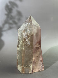 Pink Lithium Smoky Quartz Statement Tower MAGNOLIA