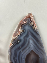 Slab #FAS3 Blue Banded Flower Agate Slab