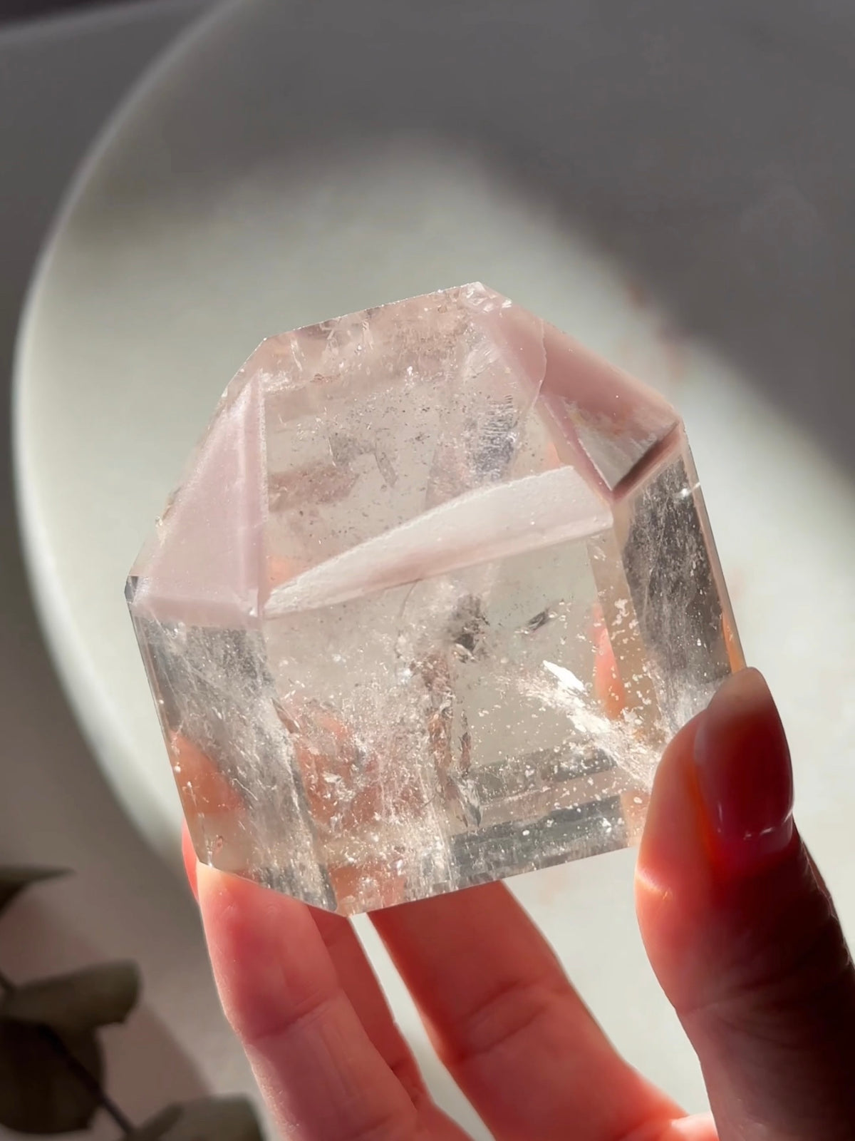 Pink Lithium Quartz Tower | Collectible Crystal Decor | BLUSH ICE