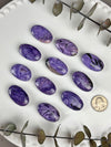 Charoite Palm Stone Pocket Stone 1.25” - CHOOSE YOUR PIECE