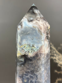 GISELLE Statement Flower Agate 13.25” Tower