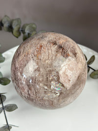 LUNA Statement Pink Lithium Sphere 100mm // 4”