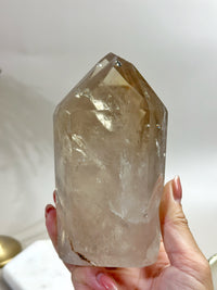 SOLEIL Citrine Pink Lithium Quartz Tower