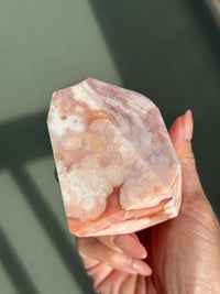 Pink Carnelian Flower Agate XL Freeform #5