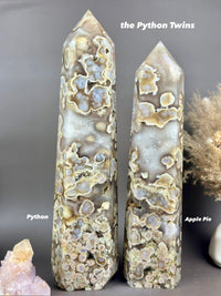 PYTHON 🐍 XXXL Statement Flower Agate Tower 16.25”