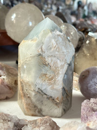 Blue Amphibole Blue Tara Statement Tower for Home Decor WOLFIE