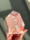 Pink Carnelian Flower Agate XL Freeform #1