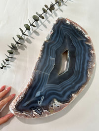 Slab #FAS2 Blue Banded Flower Agate Slab