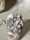 Tiffany Stone | Frosted Botryoidal Pastel Grey, Creamy Eggshell & Peachy Pink