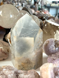 Blue Amphibole Blue Tara Statement Tower for Home Decor WOLFIE