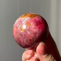 Gemmy Red Rhodonite Sphere