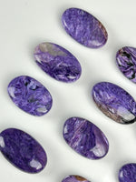 Charoite Palm Stone Pocket Stone 1.25” - CHOOSE YOUR PIECE