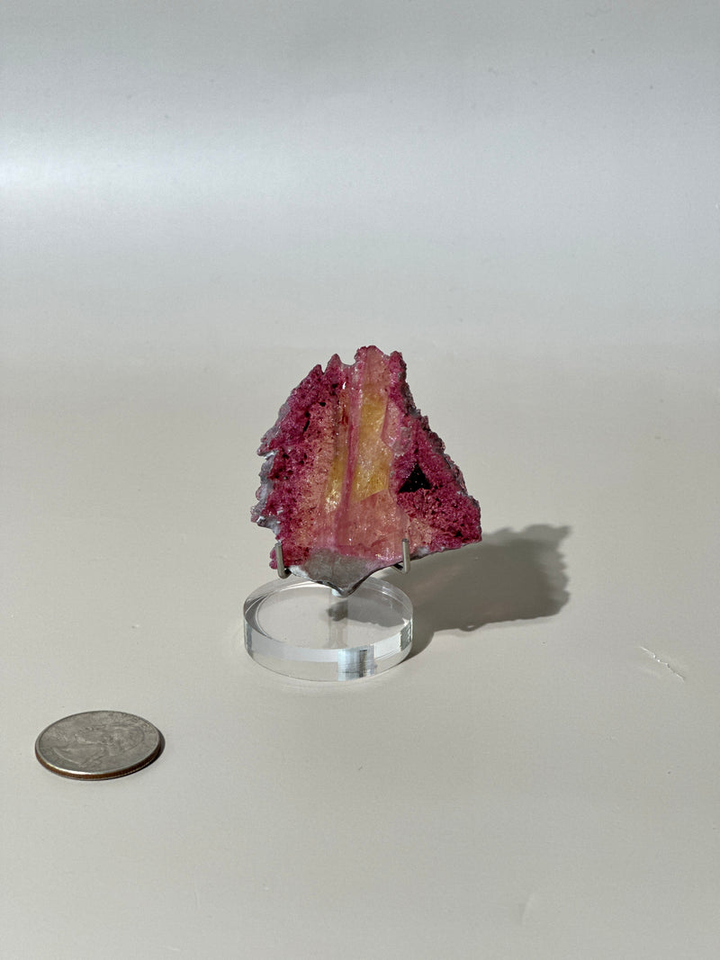 Pink Tourmaline Slice