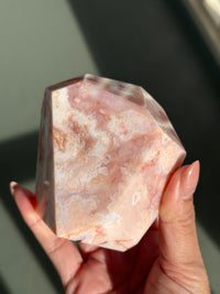Pink Carnelian Flower Agate XL Freeform #5