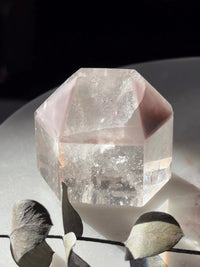 Pink Lithium Quartz Tower | Collectible Crystal Decor | BLUSH ICE