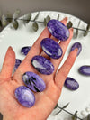 Charoite Palm Stone Pocket Stone 1.25” - CHOOSE YOUR PIECE