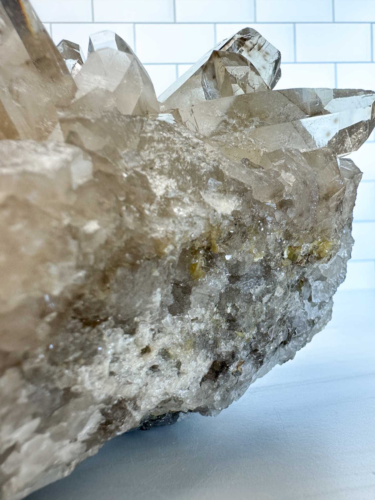 ELYSIAN Natural Citrine Cathedral Quartz Cluster w/ Radon Spots (STAR COLLECTION)