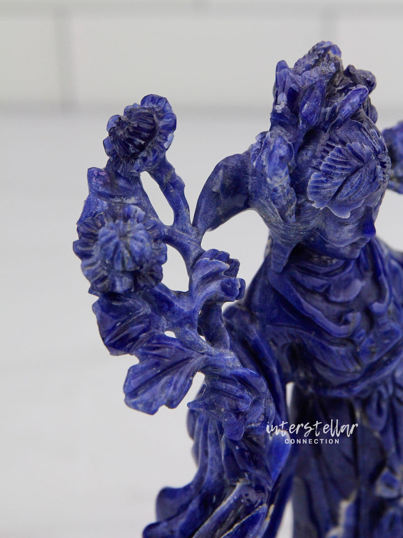 Lapis Lazuli Goddess flower