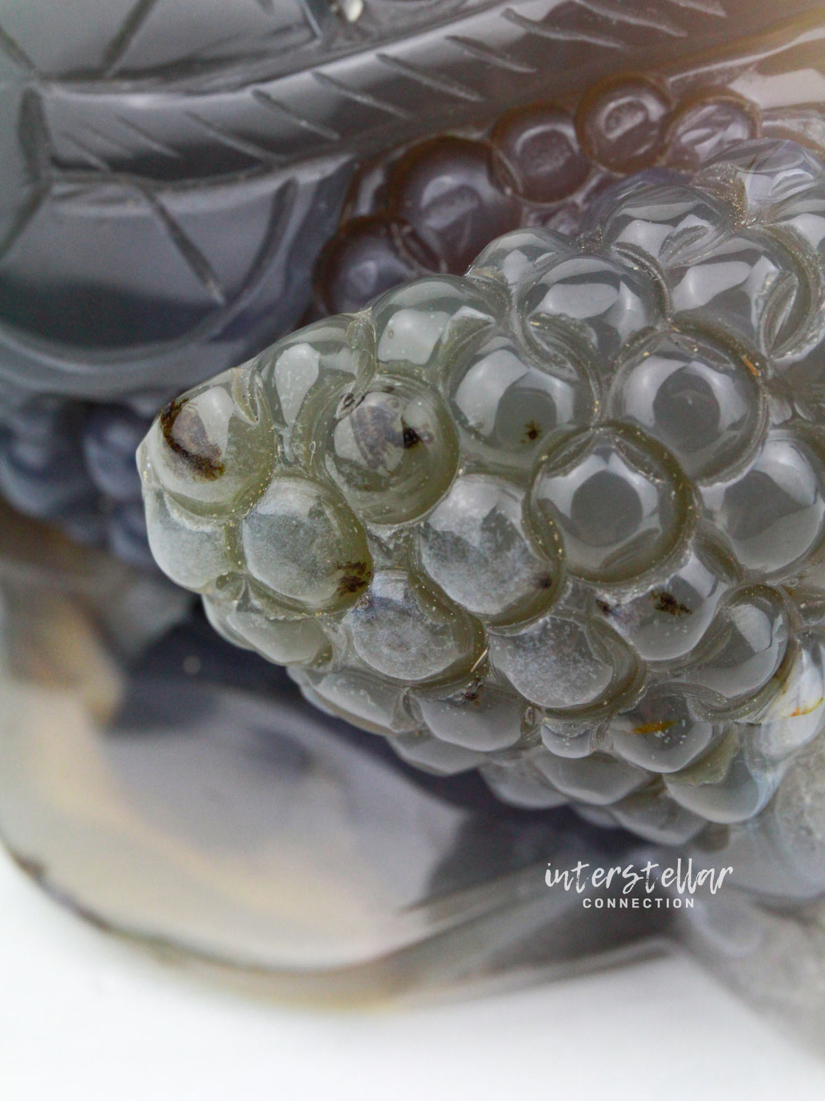 Three-Legged Geode Agate Prosperity Feng Shui Money TOAD Carving - AA