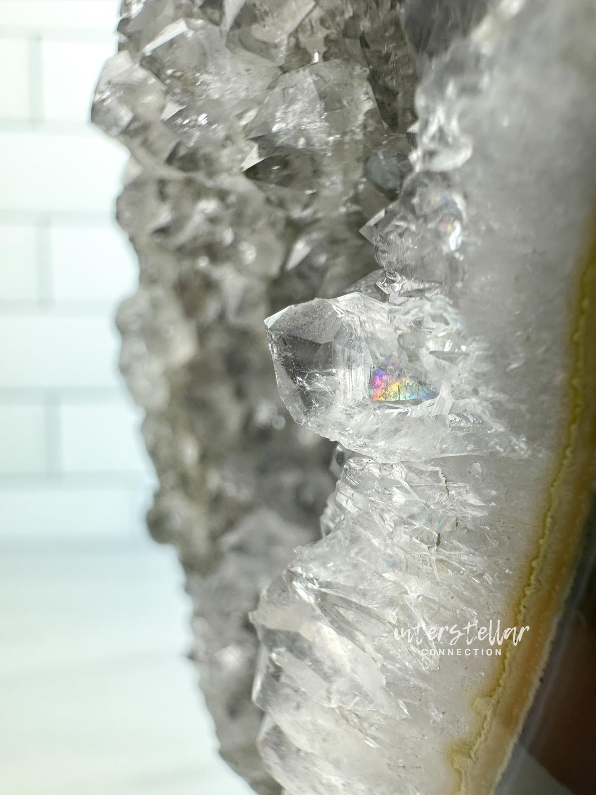 PENGUIN - Blue Agate Geode Quartz Penguin Carving