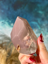 Pink Lithium Freeform Tower Unique Shape