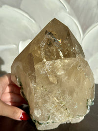 PRINCESS ISABEL Natural Citrine Statement Green Tourmaline and Lepidolite