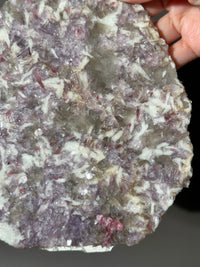 Lepidolite Smoky Quartz Slab Slice 5"x6.5"
