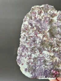 Lepidolite Smoky Quartz Slab Slice 5"x6.5"