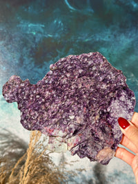 Lepidolite Slab Slice 6"x7"