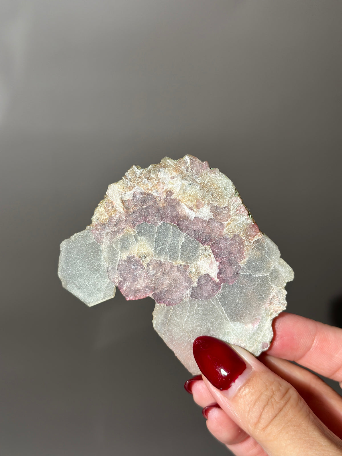 Pink Tourmaline Slice