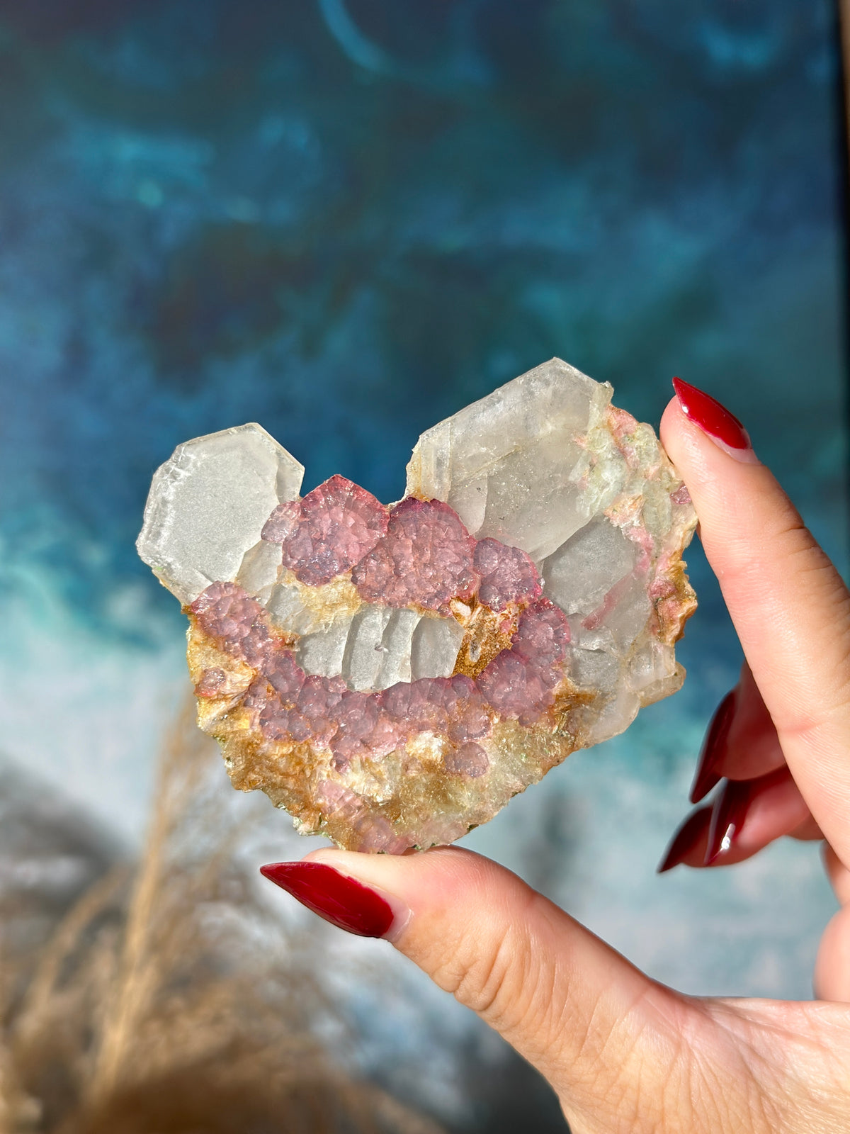 Pink Tourmaline Slice