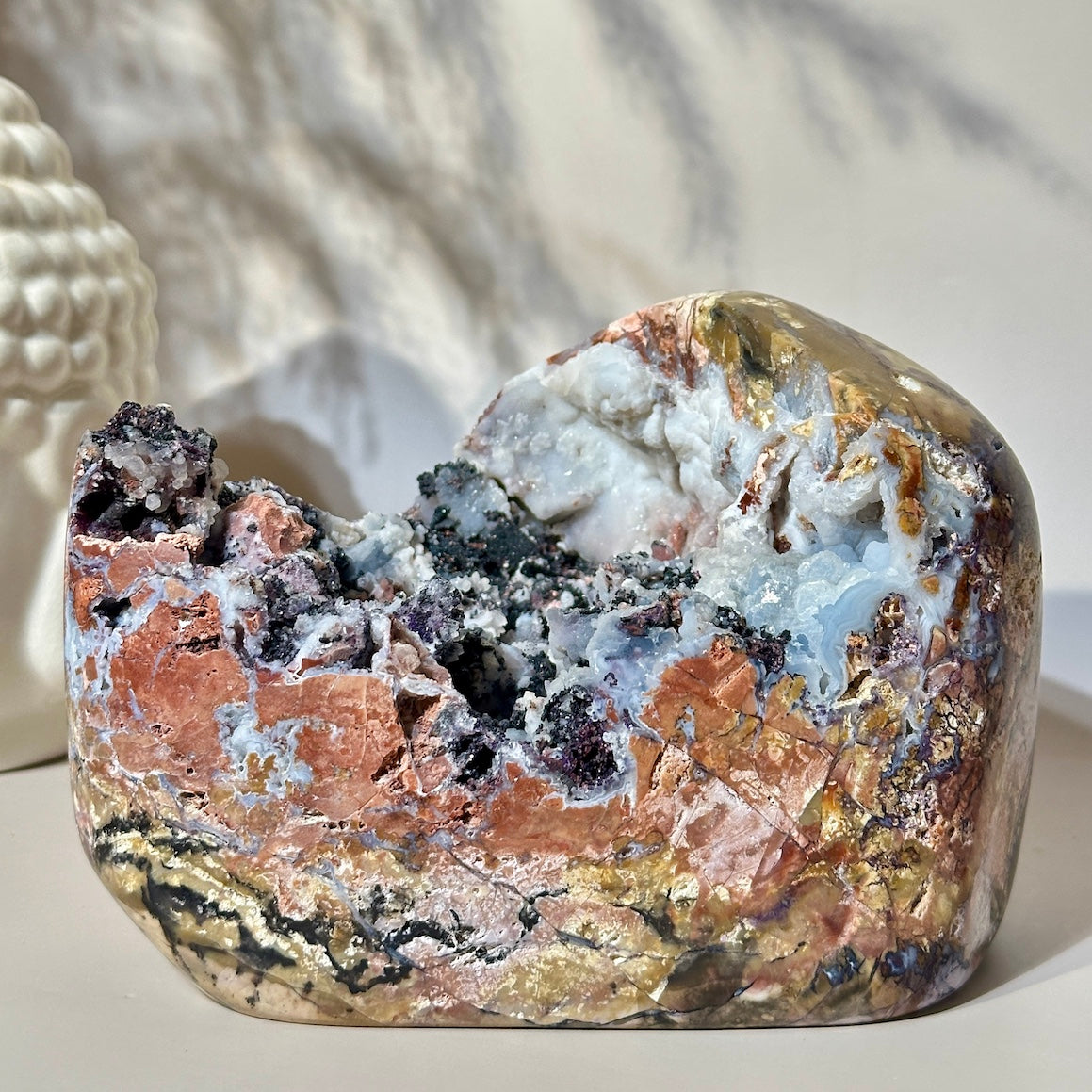 Tiffany Stone Statement Home Decor | XL Specimen Piece ultra Druzy