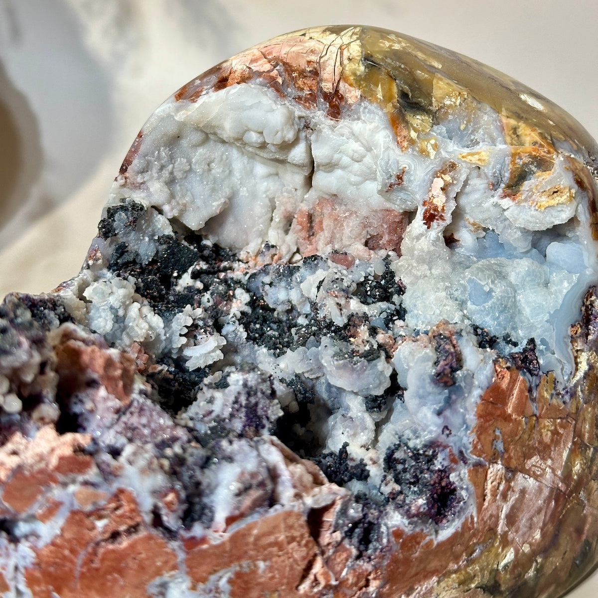 Tiffany Stone Statement Home Decor | XL Specimen Piece ultra Druzy