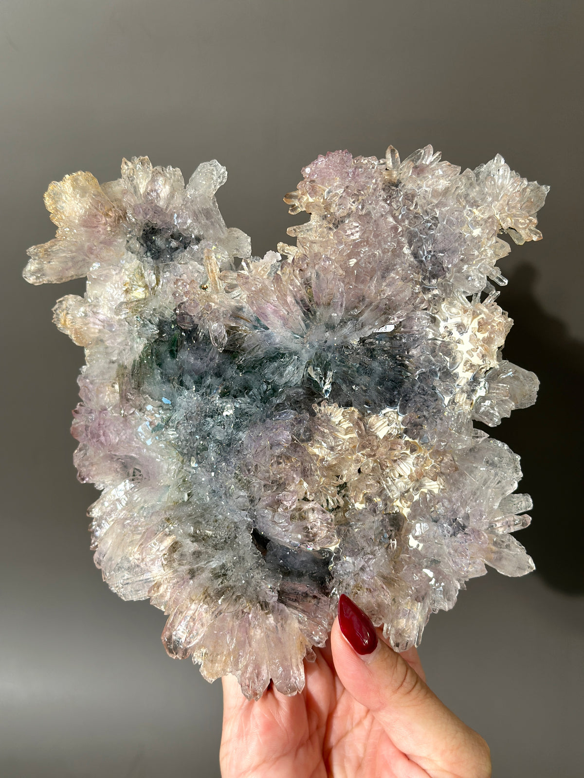 Vibrant & Colorful Amethyst Flower