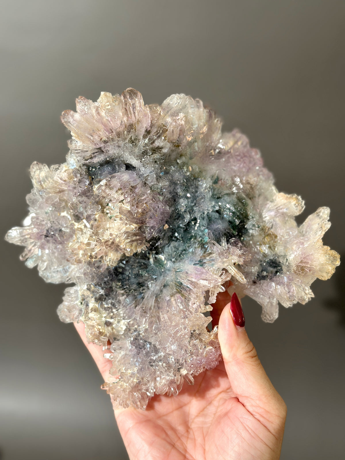 Vibrant & Colorful Amethyst Flower