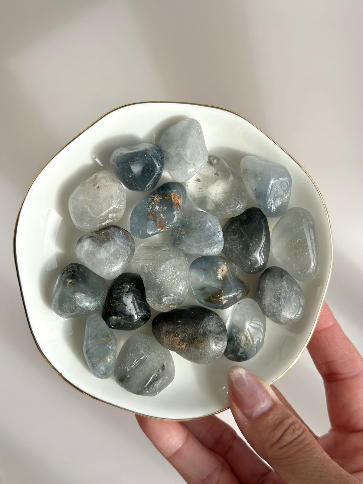 Blue Amphibole Tumble