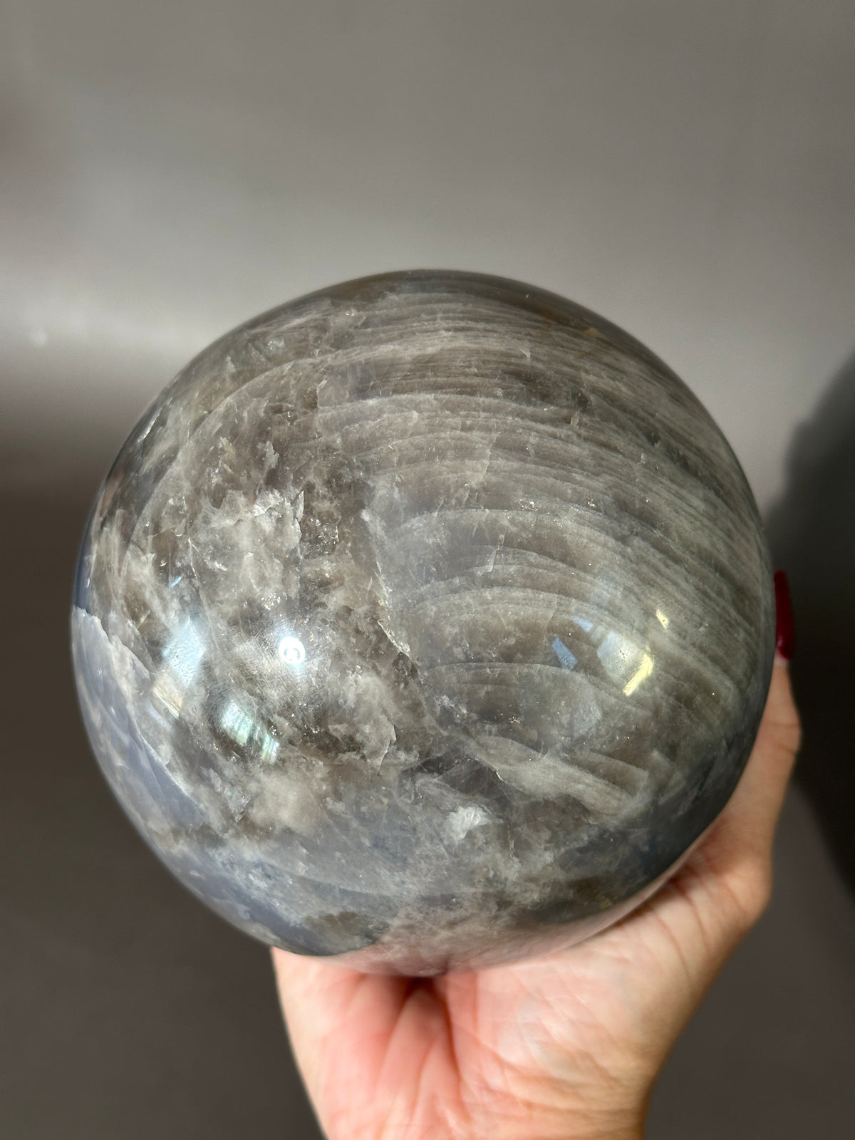 Large Blue Rose Quartz 4.75" Sphere