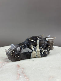 Agate Hand-carved 5" Dragon Skull #D3