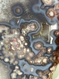 Slab #FAS9 Quartzy Blue Flower Agate Slab