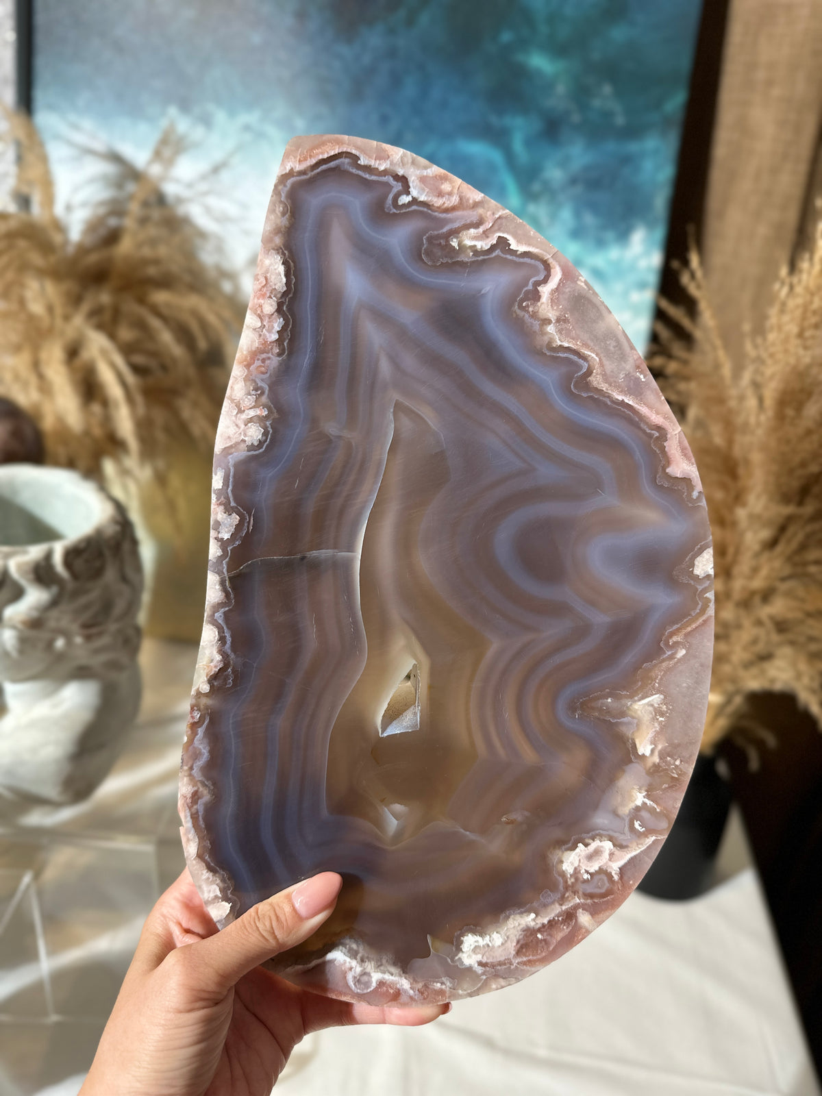 Slab #FAS1 Flower Agate